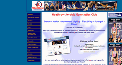 Desktop Screenshot of heathrowaerobicsgymnastics.co.uk